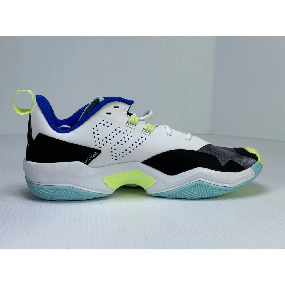 Jordan One Take 4 Mens Basketball Shoes Black White Electric Green DO7193-003